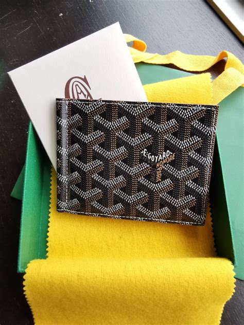 goyard money clip wallet|goyard wallet price list.